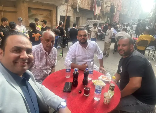 المطرية تحتفل بكتب كتاب العروسين أحمد محمود عسل ونسمة سمير دربالة