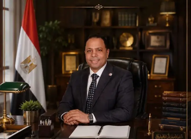 هيثم حسني جنيدي.. طبيب بيطري من كفر الزيات يجمع بين العلم والعمل النقابي وخدمة المجتمع