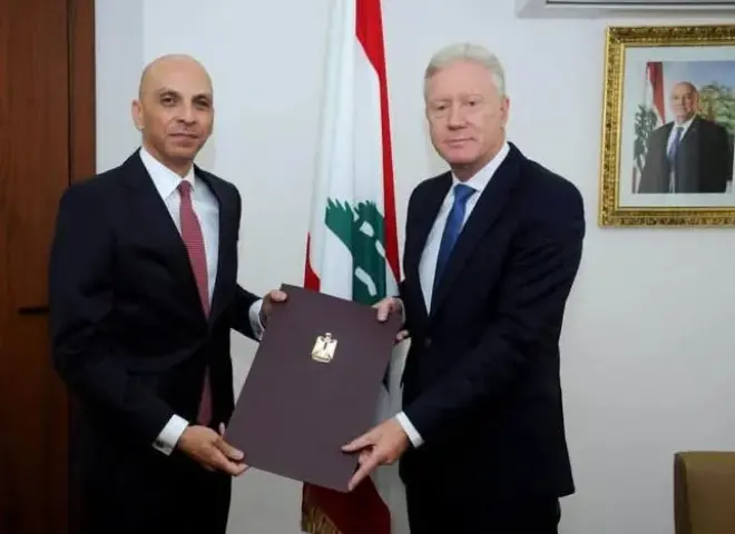 السفير تميم خلاف يبدأ مهامه في بيروت.. ومصر تؤكد دعمها الكامل للبنان وتعزيز الشراكة الثنائية