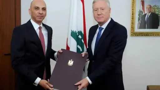 السفير تميم خلاف يبدأ مهامه في بيروت.. ومصر تؤكد دعمها الكامل للبنان وتعزيز الشراكة الثنائية