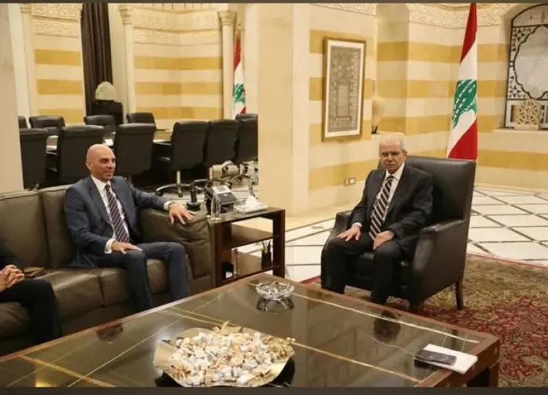 السفير تميم خلاف يبحث مع رئيس الوزراء اللبناني تعزيز الشراكة المصرية اللبنانية.. ويؤكد دعم القاهرة لاستقرار لبنان والتعاون في إعادة الإعمار