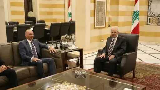 السفير تميم خلاف يبحث مع رئيس الوزراء اللبناني تعزيز الشراكة المصرية اللبنانية.. ويؤكد دعم القاهرة لاستقرار لبنان والتعاون في إعادة الإعمار