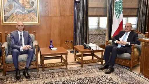 السفير تميم خلاف يلتقي نبيه بري في عين التينة.. ومصر تؤكد دعمها الكامل للبنان
